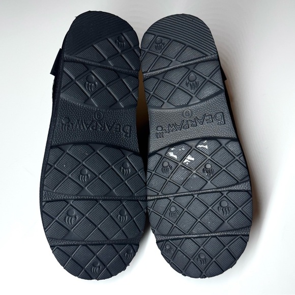 Bearpaw Womens Tabitha Cow Suede Black Slippers Size- 9 - Picture 11 of 11